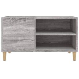 Berkfield Home Record Cabinet Grey Sonoma 84.5x38x48 cm Engineered Wood - thumbnail 5