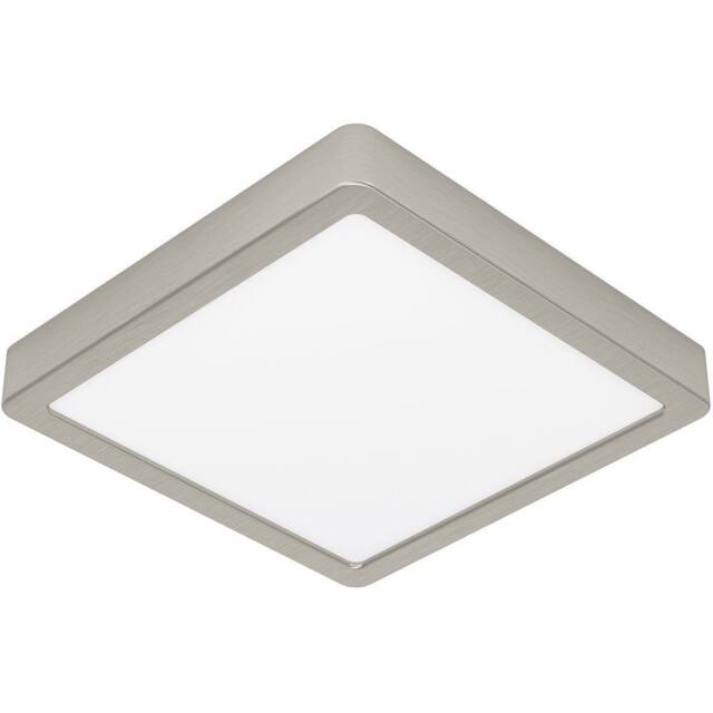 Loops Sleek Modern Satin Nickel Square Ceiling Light Indoor Spaces in Metallics - image 1