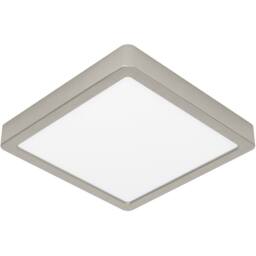 Loops Sleek Modern Satin Nickel Square Ceiling Light Indoor Spaces in Metallics - thumbnail 1