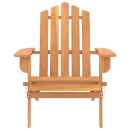 Berkfield Home Garden Adirondack Chairs 2 pcs Solid Wood Acacia in Brown - thumbnail 4