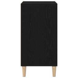 Berkfield Home Black Oak Sideboard, 57x35x70 cm, Made from Engineered Wood - Size: 57 x 35 x 70 cm - thumbnail 7