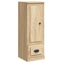 Berkfield Home Highboard Sonoma Oak 36x35.5x103.5 cm Engineered Wood in Brown - thumbnail 2