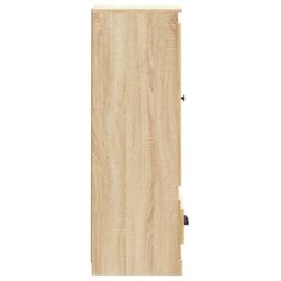 Berkfield Home Highboard Sonoma Oak 36x35.5x103.5 cm Engineered Wood in Brown - thumbnail 6