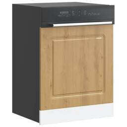 Berkfield Home Dishwasher Panel¬†Kalmar¬†Artisan Oak 60x1.5x67 cm Engineered Wood in Brown - thumbnail 2