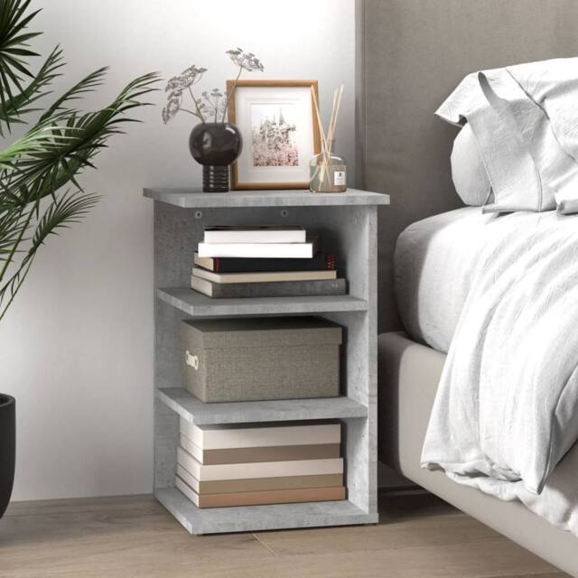 Berkfield Home Side Cabinet Concrete Grey 35x35x55 cm Engineered Wood - Size: 35 x 35 x 55 cm - image 1