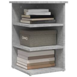 Berkfield Home Side Cabinet Concrete Grey 35x35x55 cm Engineered Wood - Size: 35 x 35 x 55 cm - thumbnail 4