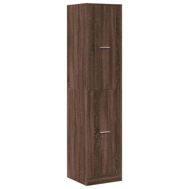 Berkfield Home Elegant Apothecary Cabinet¬†Brown Oak 40x41x174.5 cm Engineered Wood in Brown - image 1