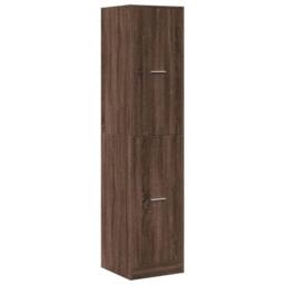 Berkfield Home Elegant Apothecary Cabinet¬†Brown Oak 40x41x174.5 cm Engineered Wood in Brown - thumbnail 1