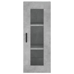 Berkfield Home Highboard Concrete Grey 34.5x34x180 cm Engineered Wood - thumbnail 6