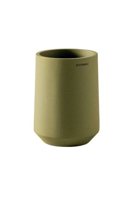 Cosmic Toothbrush Holder, Big Capacity, Durable, Polyresin, Sage green, Saona in Olive - image 1
