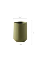 Cosmic Toothbrush Holder, Big Capacity, Durable, Polyresin, Sage green, Saona in Olive - thumbnail 7
