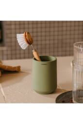 Cosmic Toothbrush Holder, Big Capacity, Durable, Polyresin, Sage green, Saona in Olive - thumbnail 5