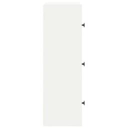 Berkfield Home Durable Bookcase White 40x24x77 cm Engineered Wood - Size: 40 x 24 x 77 cm - thumbnail 6