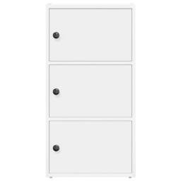 Berkfield Home Durable Bookcase White 40x24x77 cm Engineered Wood - Size: 40 x 24 x 77 cm - thumbnail 4
