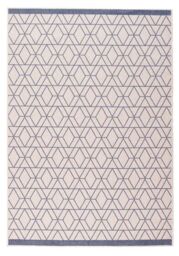 THE RUGS Reversible Outdoor Rugs in Diamonds Design Duo Weave Collection in Grey - Size: 120 cm x 170 cm - thumbnail 3