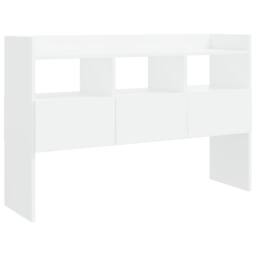 Berkfield Home Sideboard White 105x30x70 cm Engineered Wood - Size: 105 x 30 x 70 cm - thumbnail 3