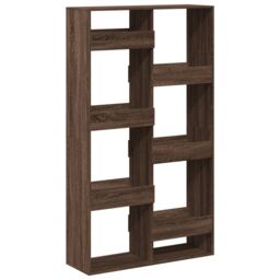 Berkfield Home Bookcase Brown Oak 100x33x175 cm Engineered Wood - Size: 100 x 33 x 175 cm - thumbnail 6
