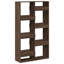 Berkfield Home Bookcase Brown Oak 100x33x175 cm Engineered Wood - Size: 100 x 33 x 175 cm - thumbnail 2