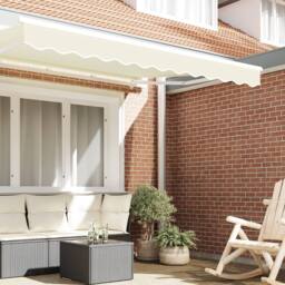 Berkfield Home Awning Valance for 2.5 m Frame Cream 2.3x0.2 m - thumbnail 3