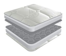 Sareer Furniture Limited Orthopaedic Coil Spring Mattress in White - Size: Small Double - thumbnail 5