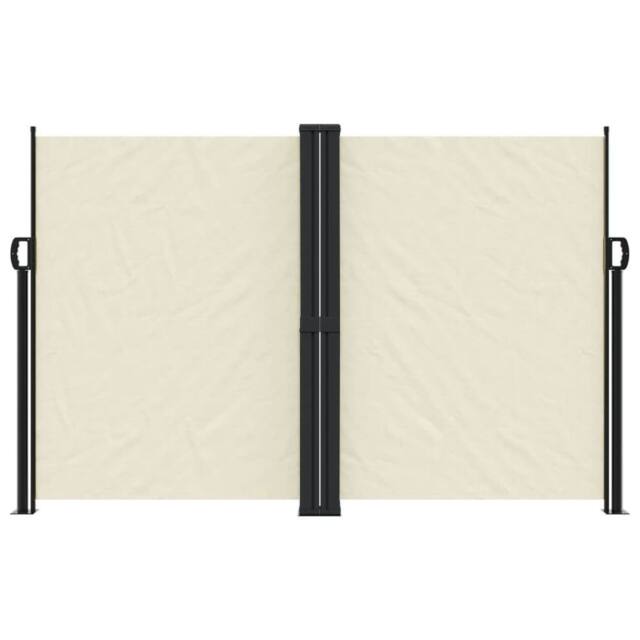 Berkfield Home Retractable Side Awning Cream 160x1200 cm - image 1