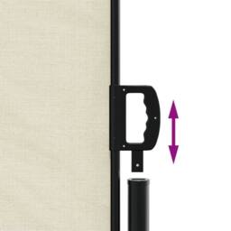 Berkfield Home Retractable Side Awning Cream 160x1200 cm - thumbnail 6