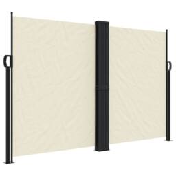 Berkfield Home Retractable Side Awning Cream 160x1200 cm - thumbnail 3