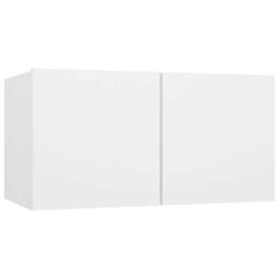 Berkfield Home 4 Piece TV Cabinet Set White Engineered Wood - thumbnail 5