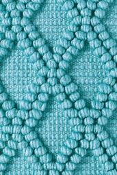 Drift Home 'Alda' Outdoor Durable Garden Filled Bench Cushion in Duck Egg Blue - Size: 43 cm x 43 cm - thumbnail 3