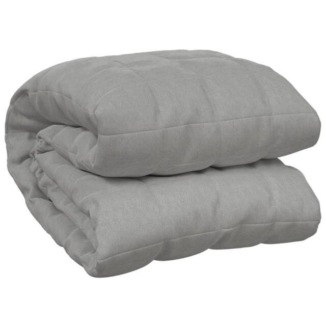 Berkfield Home Weighted Blanket Grey 235x290 cm 11 kg Fabric - image 1
