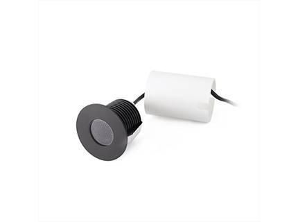 Netlighting Grund Outdoor LED Recessed Ground Lamp Anodized Black 7W 3000K IP67 - image 1
