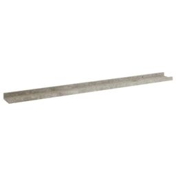 Berkfield Home Wall Shelves 4 pcs Concrete Grey 100x9x3 cm - Size: 100 x 9 x 3 cm - thumbnail 4