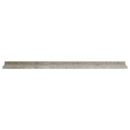 Berkfield Home Wall Shelves 4 pcs Concrete Grey 100x9x3 cm - Size: 100 x 9 x 3 cm - thumbnail 5