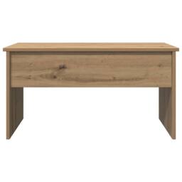 Berkfield Home Coffee Table Artisan Oak 80x50.5x41.5 cm Engineered Wood in Brown - thumbnail 4