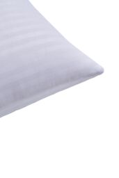 Living and Home 2Pcs Washable Stripe Bed Pillows Comfortable Medium Firm Support Pillows, 74cm L x 48cm W in White - Size: 74 cm L x 48 cm W - thumbnail 4