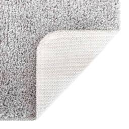 Berkfield Home Bath Mat U-Shaped Grey 50x50 cm Polypropylen Non-Slip - Size: Medium - thumbnail 5