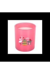KDMD Kyoto Bamboo & Cherry Blossom Scented Candle in Pink - thumbnail 3