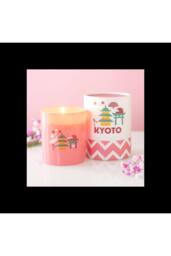 KDMD Kyoto Bamboo & Cherry Blossom Scented Candle in Pink - thumbnail 1