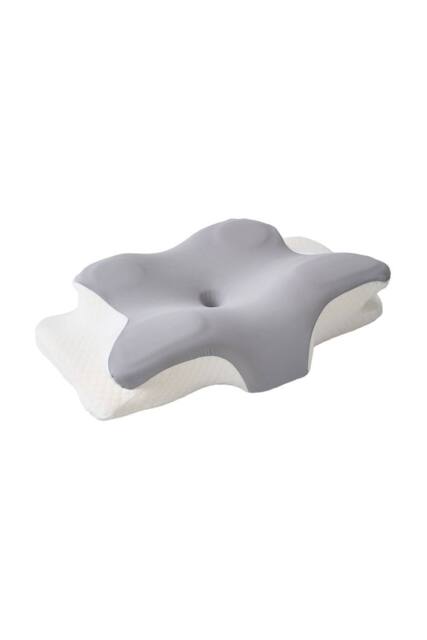 Living and Home Contoured Slow Rebound Memory Foam Pillow in Grey - image 1