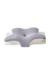Living and Home Contoured Slow Rebound Memory Foam Pillow in Grey - thumbnail 3