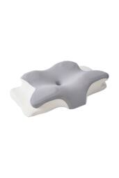 Living and Home Contoured Slow Rebound Memory Foam Pillow in Grey