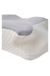 Living and Home Contoured Slow Rebound Memory Foam Pillow in Grey - thumbnail 5