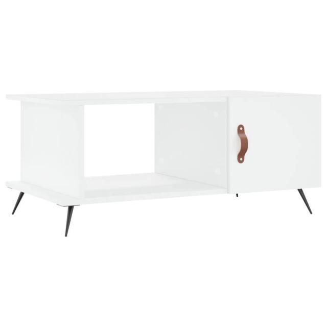 Berkfield Home Coffee Table White 90x50x40 cm Engineered Wood - Size: 90 x 50 x 40 cm - image 1