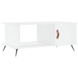 Berkfield Home Coffee Table White 90x50x40 cm Engineered Wood - Size: 90 x 50 x 40 cm