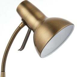 Loops 2 PACK - Adjustable Neck USB Desk Lamp Satin Nickel Metal Shade Table Work Light in Metallics - thumbnail 4