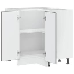 Berkfield Home Kitchen Corner Base Cabinet¬†Porto Black Engineered Wood - thumbnail 6