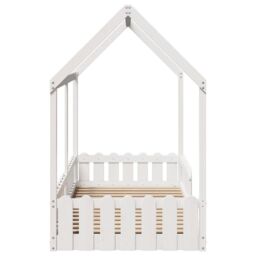 Berkfield Home Kids' House Bed Frame without Mattress White 90x200 cm - thumbnail 5
