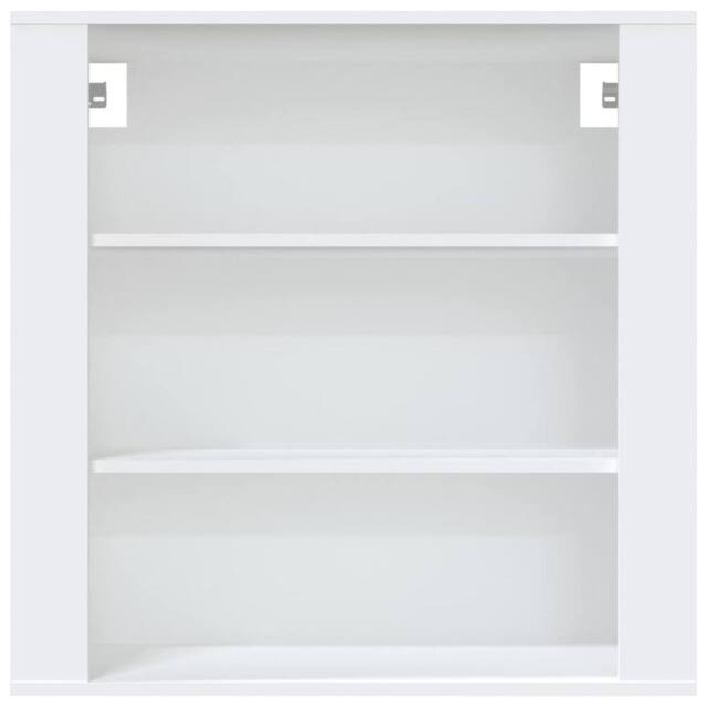 Berkfield Home Wall Cabinet White 80x33x80 cm Engineered Wood - Size: 80 x 33 x 80 cm - image 1