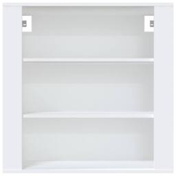 Berkfield Home Wall Cabinet White 80x33x80 cm Engineered Wood - Size: 80 x 33 x 80 cm
