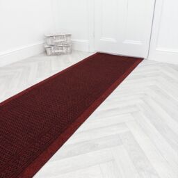 runrug Long Hallway Carpet Runner - Aztec, Red - Size: 80 cm x 390 cm - thumbnail 4